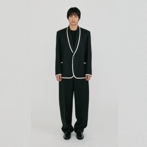 ZETIN Tapered Volume Pants - Black