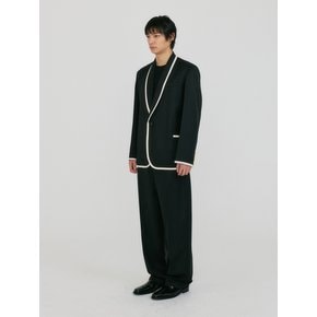 ZETIN Tapered Volume Pants - Black