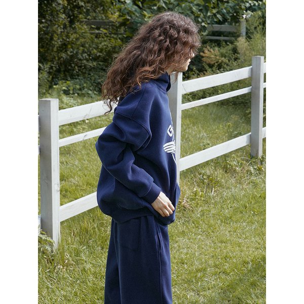 Butter Wing Fluff Hoodie (Navy)