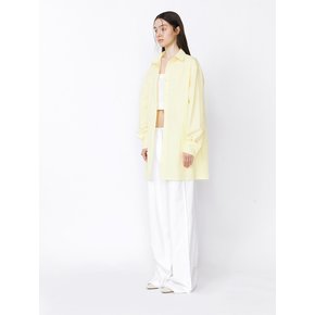 REGLAN SHAPE LONG SHIRT- LEMON