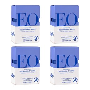 EO 데오드란트 티슈 6개입 4팩 Deodorant Wipes