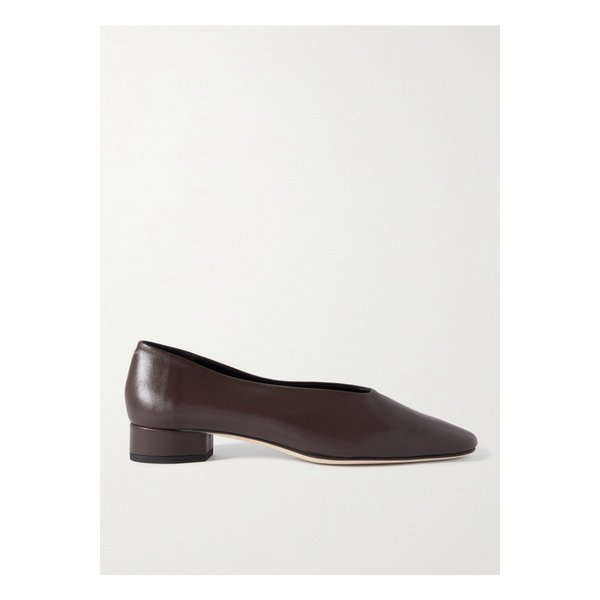 에이디 델리아 가죽 펌프스 초콜릿 1647597351811261