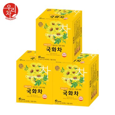  송원 국화차 40티백 x3개 (120T)