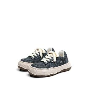 메종미하라야스히로  OLIVER  OG sole graffiti printed canvas 로우탑 스니커