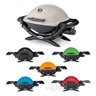  웨버 휴대용 테이블 프로판 가스 그릴 WEBER Q 1200 1-BURNER PORTABLE TABLETOP PROPANE GAS GRILL