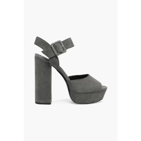 Lily suede platform sandals 그레이 14693524282955721