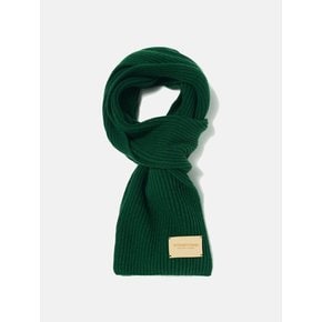 Multi-tweed Wool Muffler (FOREST GREEN)