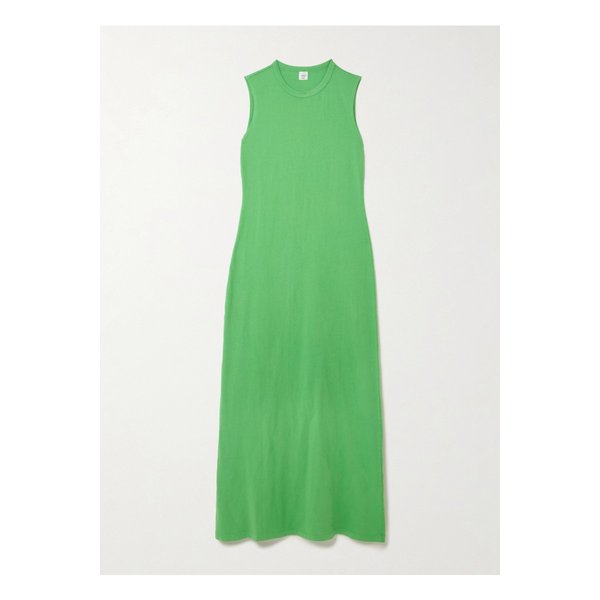 리셋 마고 코튼 저지 맥시 드레스 브라이트 그린 46376663162929637