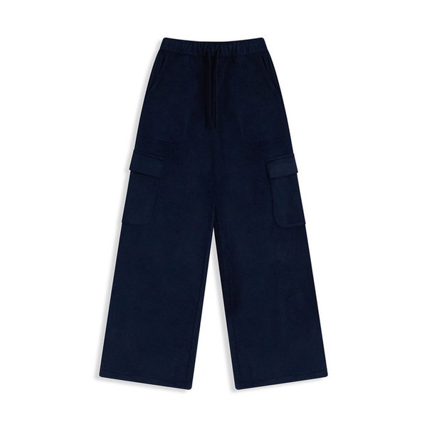 플리스 카고 스웻팬츠 [NAVY]