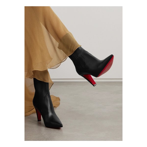 산티개그 가죽 앵클 부츠 85mm 블랙 1647597342003954