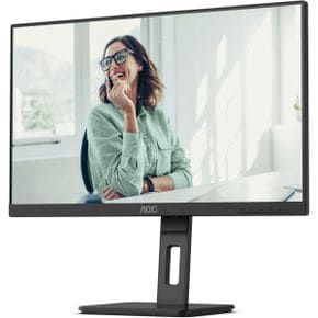 영국 AOC USB 연결 모니터 Q27P3CV- 27 Inch QHD Monitor 75Hz IPS Height Adjust Speakers HUB