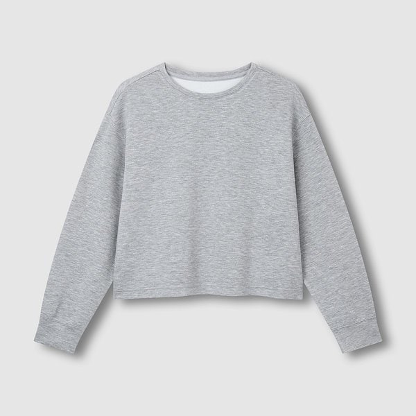 여 소프트 스웨트 긴팔 라운지 티셔츠 J206901003083