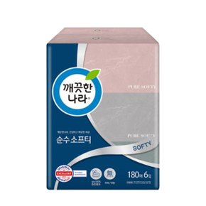 깨끗한나라 ECO 천연펄프 180매 6입