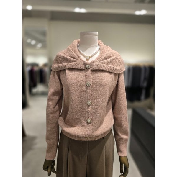 [파주점] 버튼 포인트 후드넥 풀오버 니트  JRAA1PO553