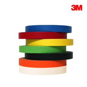 3M 컬러 마스킹테이프 종이테이프 보양 도색 도장 크라프트 다꾸 유로피안 폭 10mmX10M