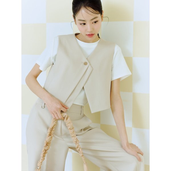 V넥 크랍 베스트 AQ1WV267