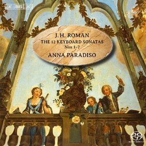 JOHAN HELMICH ROMAN - THE 12 KEYBOARD SONATAS/ ANNA PARADISO SACD HYBRID 로만: 하프시코드