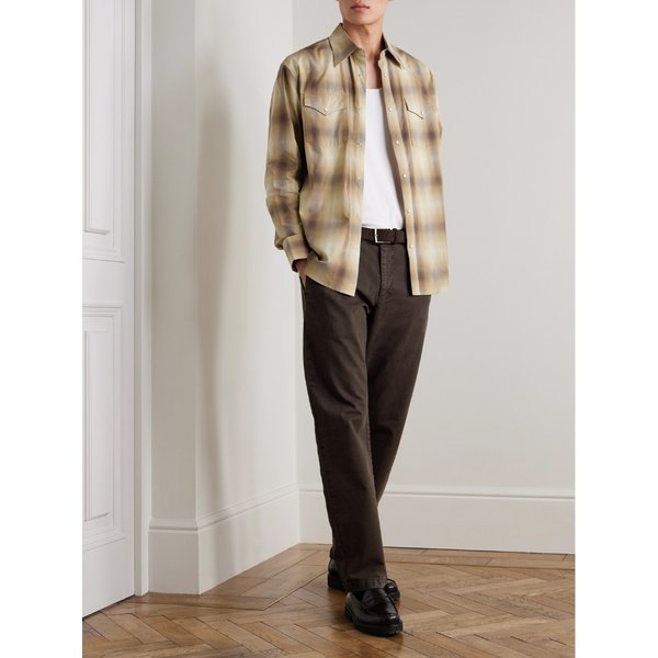 NN.07 에이든 1923 스트레이트 레그 코튼 블렌드 트윌 치노 팬츠 46376663162930054