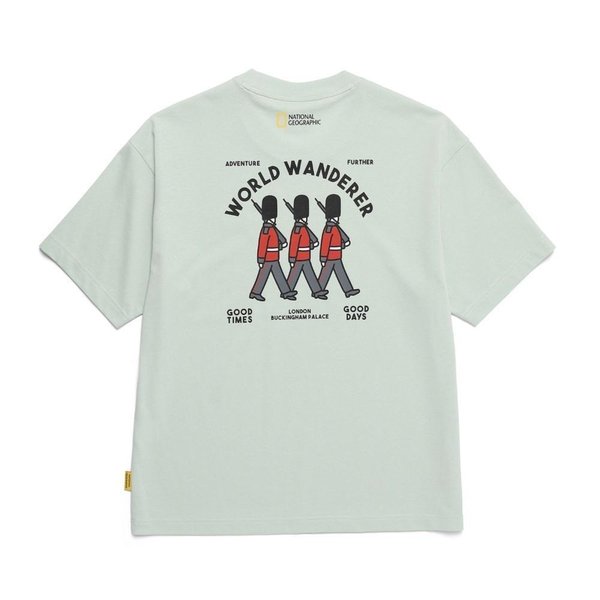[시흥점] N252UTS111 오비스 유니 WANDERER 그래픽 세미오버핏 반팔 티셔츠