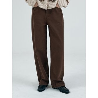 시야쥬 SIJN6087 아르코 커브드 데님_Solid brown