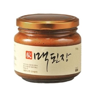  [화수분상회] 고추장 1년이상 발효시킨 맥된장 500g 간장