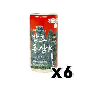 네이처셀 발효홍삼K  건강음료 180ml x 6개