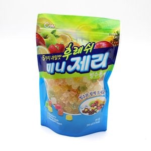 너만아는과자점 CW 청우 빙수재료/ 후레쉬미니제리 200g (젤리)