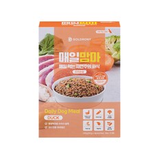 골드로니 매일맘마 강아지 화식 오리 240g(60g 4개)