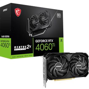 일본 MSI 그래픽카드 エムシー GeForce RTX 4060 Ti VENTUS 2X 블랙 16G OC グラフィックカード