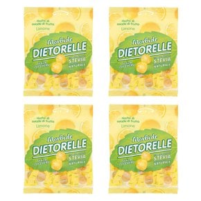 Dietorelle 소프트 캔디 70g 4팩 레몬 Vegan Lemon Soft Candies Soft Candies Sugar Free
