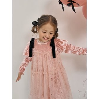 키앙 까미유 블랙 리본 튤 드레스