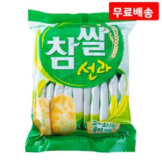 참쌀선과 115g X 6 크라운 개별포장 쌀과자 고소한 간식 과자