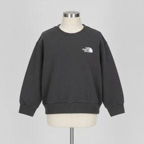 노스페이스 키즈 키즈 고 투 스웻셔츠 CHARCOAL_GREY NM5MS02T