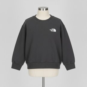 노스페이스 키즈 키즈 고 투 스웻셔츠 CHARCOAL_GREY NM5MS02T
