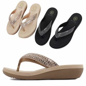 kami et muse Cubic beads wedge flip flop_KM22s236