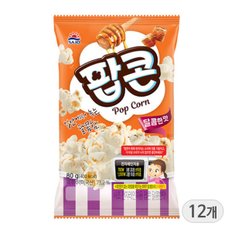 사조 전자레인지용 팝콘 달콤한맛 80g x 12개