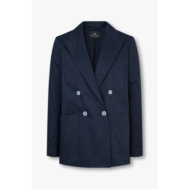 폴스미스 [PS PAUL SMITH] 여성 피크트 라펠 더블 자켓 5744102553000