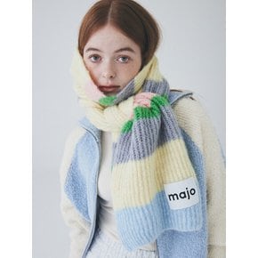 Color Stripe Muffler [Yellow]