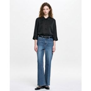 [26SS] [ONLINE EXCLUSIVE] 모달 셔켓 블라우스 블랙 HSSH6BP01BK
