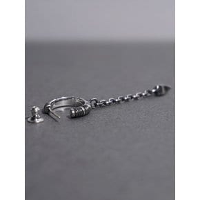 [DEVOURED] CHAIN ST HOOP EARRING