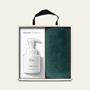 송월타올 답례품 수건 핸드워시 선물세트 40수 200g 아파트 1장