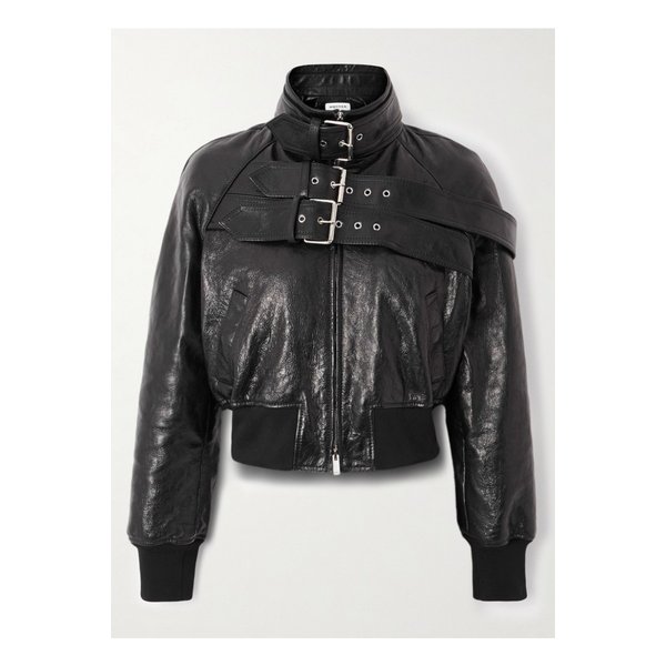 버클 가죽 재킷 블랙 46376663162956302