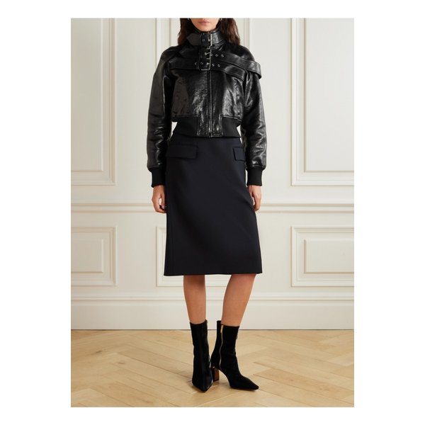 버클 가죽 재킷 블랙 46376663162956302