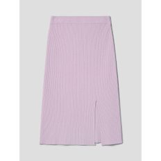 [정상가139,000원] Slit Point Knit Skirt  Lavender (WE345UC79T)