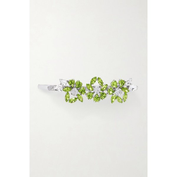 하트블룸 실버톤 크리스탈 헤어 슬라이드 46376663163027653