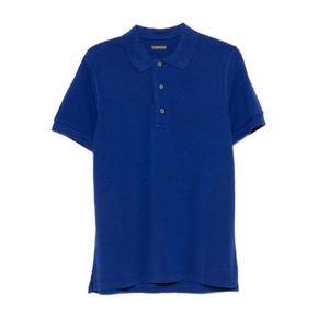 톰포드 JPS011JMT013 UBV ROYAL BLUE COTTON PIQUE POLO