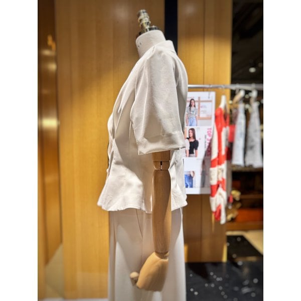 [시흥점] 여성 슬림핏 라인 반팔 자켓 (ES2JJ400)