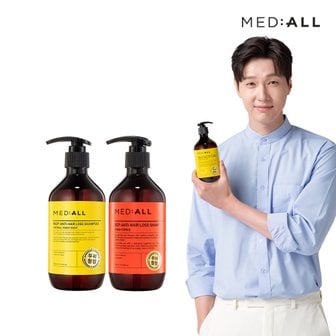 메디올 두피청정 탈모샴푸 300ml x2개 (향선택)