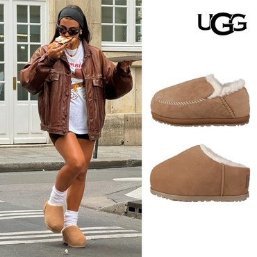 UGG [2024 FW] 미국어그 앤더스 펌프드 여성 남자 모카신 2종택1