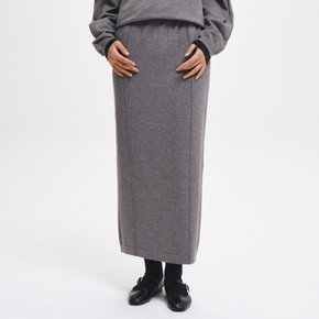 WOMAN 워셔블 맥시 니트 스커트 [DARK GREY] / GF3LSK516